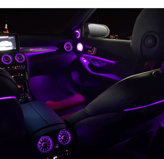 Mercedes W205 Ambientebeleuchtung Set – C-Klasse 2014–2020 LED Upgrade